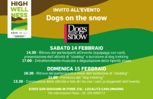 “Dog on the Snow”, la due giorni firmata High Wellness South Italy in programma il 14 e 15 febbraio in Sila