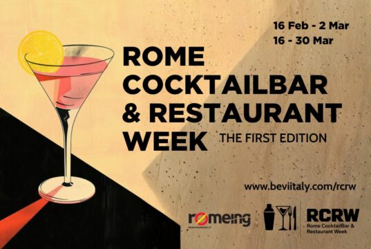 Debutta la prima edizione della Rome Cocktail Bar & Restaurant Week