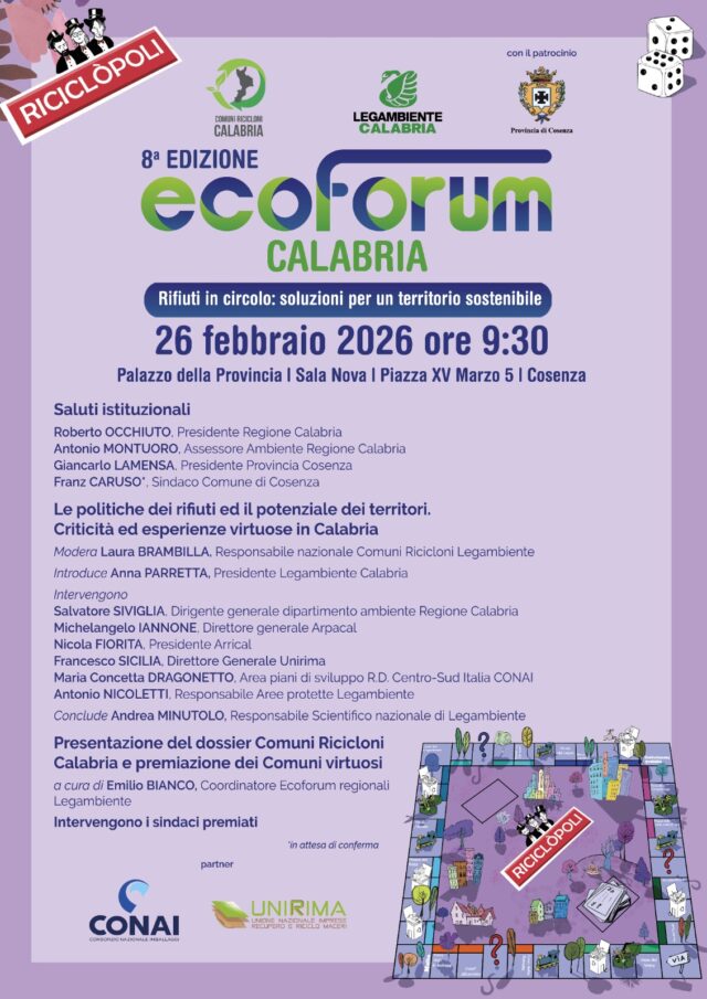 locandina ecoforum calabria 2026