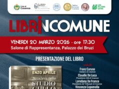 LibrinComune: venerdì 20 marzo a Cosenza la presentazione del libro di Enzo Aprile “Accadeva nello studio Gullo”