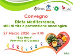 Oncologia: a Cosenza convegno su dieta mediterranea e prevenzione