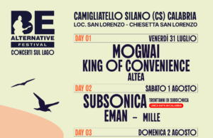 Dal 31 luglio al 2 agosto torna il Be Alternative Festival con la sua XVII edizione