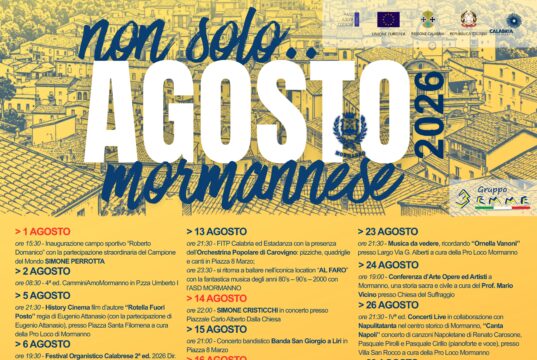 Mormanno: tre mesi di eventi, da Cristicchi a Joe T Vannelli per “Non solo Agosto”
