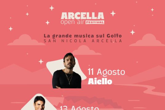 San Nicola Arcella punta sui grandi concerti: Aiello, Sal Da Vinci e Mannoia protagonisti di Arcella Open Air